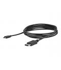 Cable usb tipo c a displayport 4k startech 1.8m - macho - macho - negro