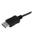 Cable usb tipo c a displayport 4k startech 1.8m - macho - macho - negro