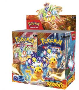 Juego de cartas pokemon tcg (eu) sv08 boosters - 36 ct display