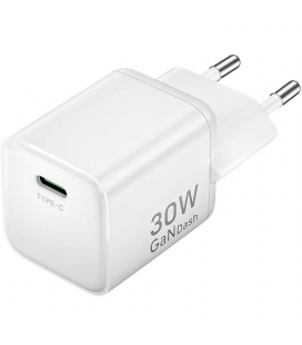 Cargador de pared gan vention fciw0-eu/ 1xusb tipo-c/ 30w