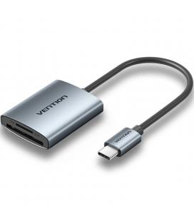 Lector de tarjetas externo vention clohb/ usb tipo-c