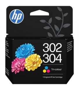 Cartucho de tinta original hp nº302/304/ tricolor