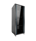 Armario rack de suelo 19 pulgadas phasak pro 42u negro 600x800 montado