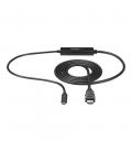 Cable usb tipo c a hdmi startech 1m - macho - macho - negro