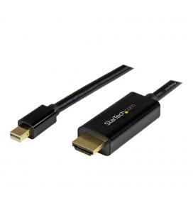 Cable mini dp a hdmi startech 1m - macho - macho - negro