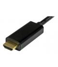 Cable mini dp a hdmi startech 1m - macho - macho - negro