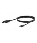 Cable usb tipo c a displayport startech 1m - macho - macho - negro