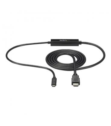 Cable usb tipo c a hdmi startech 2m - macho - macho - negro