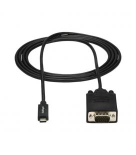 Cable usb tipo c a vga startech 2m - macho - macho - negro