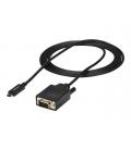 Cable usb tipo c a vga startech 2m - macho - macho - negro