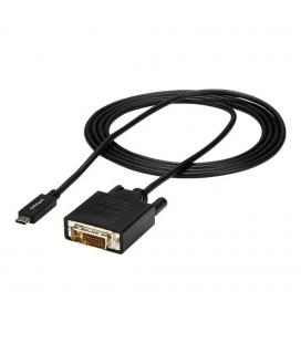 Cable usb tipo c a dvi - d startech 2m - macho - macho - negro