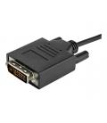 Cable usb tipo c a dvi - d startech 2m - macho - macho - negro