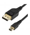 Cable mini dp a displayport startech 2m - macho - macho - negro