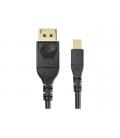 Cable mini dp a displayport startech 2m - macho - macho - negro