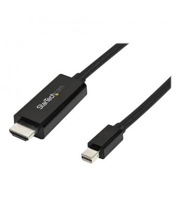 Cable mini dp a hdmi startech 3m - macho - macho - negro
