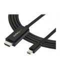 Cable mini dp a hdmi startech 3m - macho - macho - negro