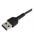 Cable usb tipo a a lightning startech 0.15m - macho - macho - negro