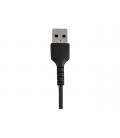 Cable usb tipo a a lightning startech 0.15m - macho - macho - negro