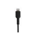 Cable usb tipo a a lightning startech 0.15m - macho - macho - negro
