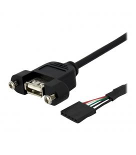 Cable usb 4 clavijas a usb 5 pines statech 0.3m - hembra - hembra - negro