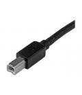 Cable usb tipo b a usb tipo a startech 15m - macho - macho - negro