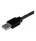 Cable usb tipo b a usb tipo a startech 15m - macho - macho - negro
