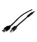 Cable usb tipo b a usb tipo a startech 20m - macho - macho - negro
