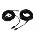 Cable usb tipo b a usb tipo a startech 20m - macho - macho - negro