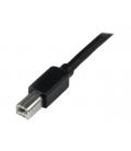 Cable usb tipo b a usb tipo a startech 20m - macho - macho - negro