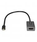 Adaptador mini dp a hdmi startech 0.3m - macho - hembra - negro