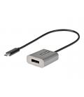 Adaptador usb tipo c a displayport startech 0.3m - macho - hembra - gris