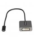 Adaptador usb tipo c a dvi - i startech 0.38m - macho - hembra - negro
