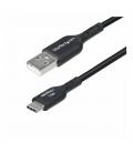 Cable usb tipo a a usb tipo c startech 2m - macho - macho - negro