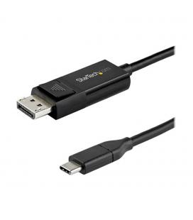 Cable usb tipo c a displayport 1m - macho - macho - negro