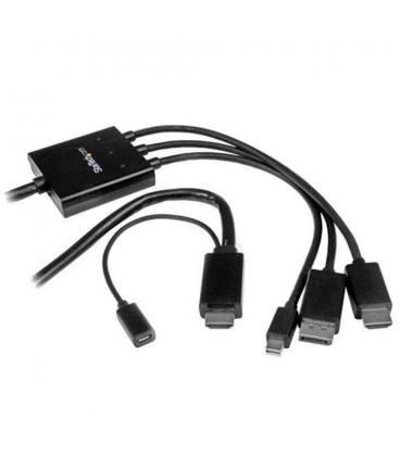 Cable conversor hdmi - displayport - mini dp startech 2m