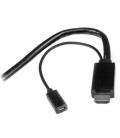 Cable conversor hdmi - displayport - mini dp startech 2m
