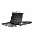 Consola kvm de montaje en rack de servidores startech 17.3 pulgadas