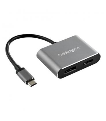 Adaptador usb tipo c a hdmi - displayport startech 0.205m - macho - hembra - gris