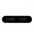 Adaptador usb tipo c a hdmi - displayport startech 0.205m - macho - hembra - gris