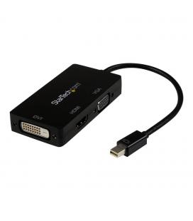 Adaptador mini dp a vga - dvi - d - hdmi startech 0.27m - macho - hembra - negro
