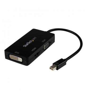Adaptador mini dp a vga - dvi - d - hdmi startech 0.27m - macho - hembra - negro
