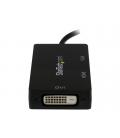 Adaptador mini dp a vga - dvi - d - hdmi startech 0.27m - macho - hembra - negro
