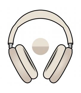 Auriculares bluetooth apple airpods max 2 usb-c/ blanco estrella