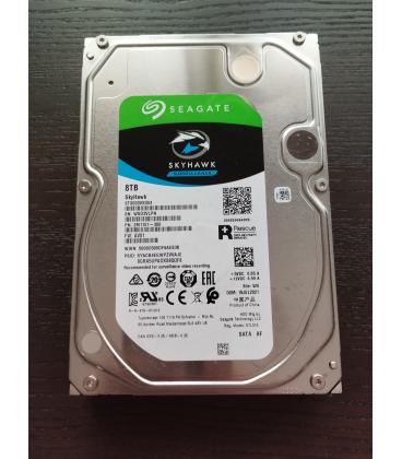 Disco duro interno hdd seagate skyhawk st8000vx004 8tb 3.5pulgadas 7200rpm - 256mb - sata 6gb - s - Imagen 1