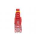 Cable de red startech latiguillo rj45 utp cat6 0.5m rojo