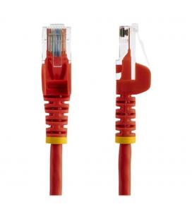 Cable de red startech latiguillo rj45 utp cat5e 0.5m rojo