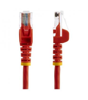 Cable de red startech latiguillo rj45 utp cat5e 0.5m rojo