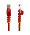 Cable de red startech latiguillo rj45 utp cat5e 0.5m rojo