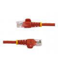 Cable de red startech latiguillo rj45 utp cat5e 0.5m rojo