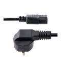 Cable schuko a c13 startech 1m - negro